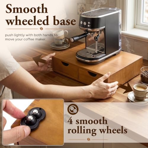 Novabright Coffee Maker Pod Holder Drawer, 30 Pods