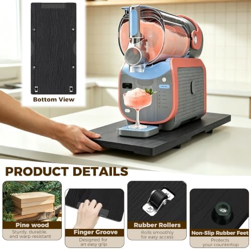 Black Pine Appliance Slider for Ninja SLUSHi