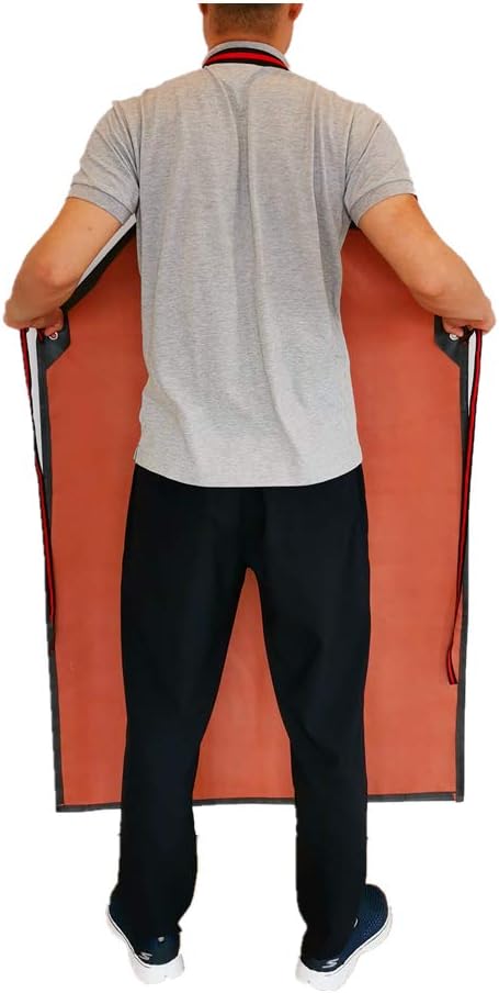 TonLing Thick Rubber Apron, 47.2 x 33.5 Inch Waterproof, Long Chemical Resistant - Image 4