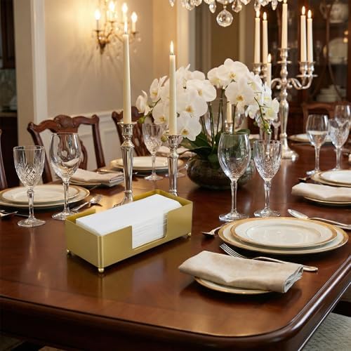MyGift C Fold Paper Towel Holder, Gold Brass Finish
