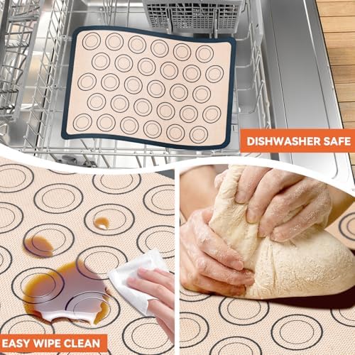 Silicone Baking Mat,Bread Baking Mats All-in-One Silicone Baking Mat