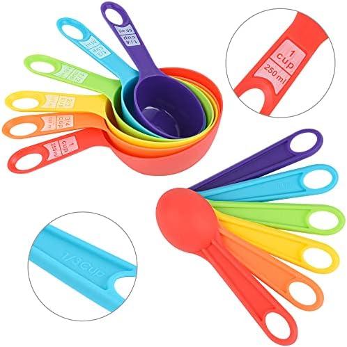 Smithcraf Measuring Cups and Spoons Set, 12 Pieces Cute Metric & US