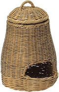 KOUBOO Wicker Onion Storage Basket with Lid, Kitchen Organizer Medium