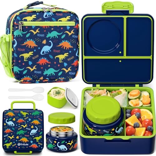 Fimibuke Leakproof Kids Bento Lunch Box with Thermo