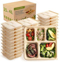 50 Piece (25 Pack) Reusable Meal Prep Containers with Lids