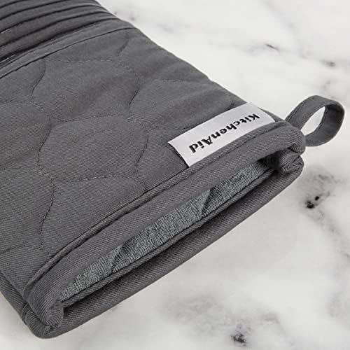 KitchenAid Quilted Cotton Terry Cloth Oven Mitt, Pot Holder, Kitchen