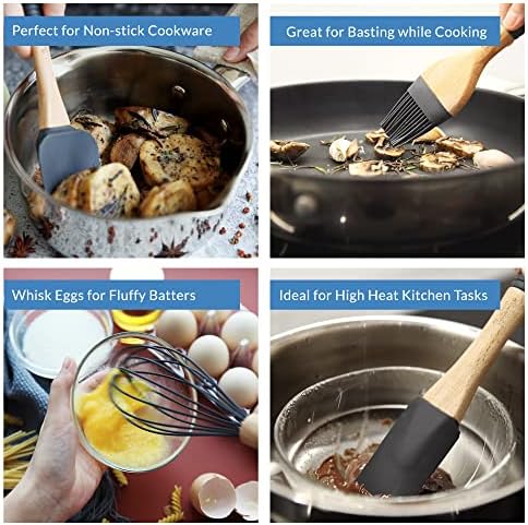 PortoFino Baking Utensils Set 6 Pieces, Baking Essentials, Set of 3