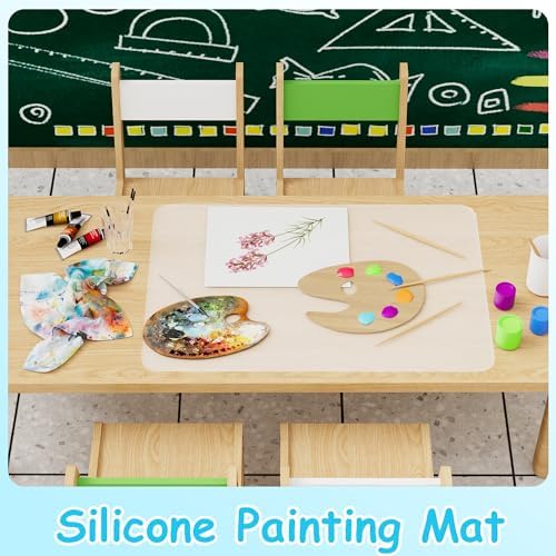 Large Clear Silicone Craft Mats, 13"W x 18"L