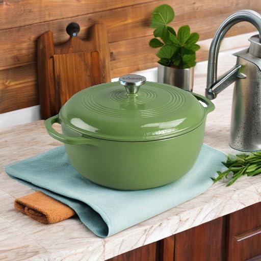 Lodge Essential Enamel Cast Iron Dutch Oven - Image 5
