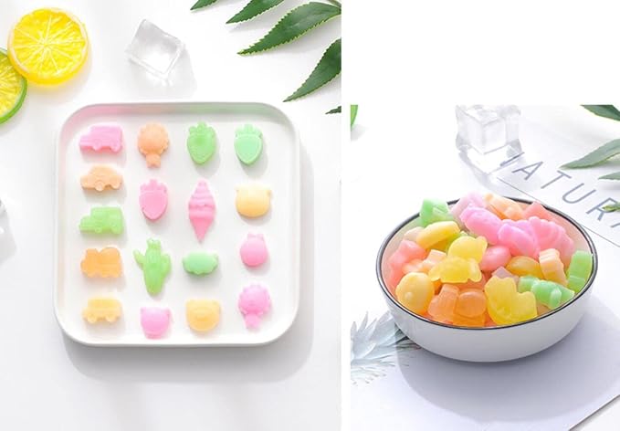 Cute Ice Cube Trays Silicone Chocolate Mold Wax Melt Molds Easy Release Ice - Image 4