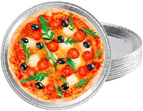 12pcs 12Inch Round Disposable Foil Pizza Pans Aluminum Foil Pans Large