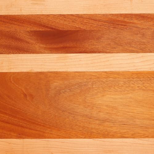 Mahogany & Maple Large Cutting Board, 19 x 13 x 1.75