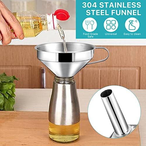 4 Pcs 200 Mesh Food Filter Strainer with 1 Pcs Funnel and Squeezing