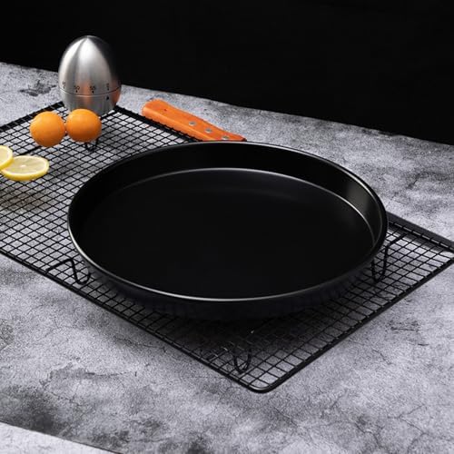 10 Inch Deep Dish Pizza Pan, Aluminum Pizza Pan for Oven, Thicken