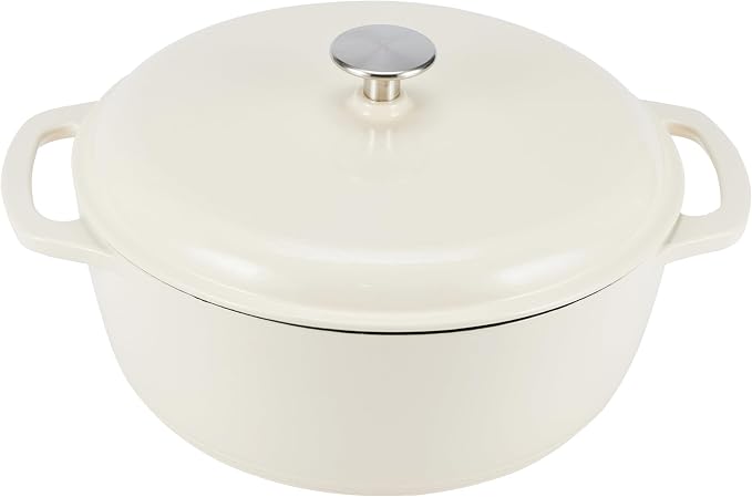 Amazon Basics Enameled Cast Iron Dutch Oven Pot by AmazonBasics