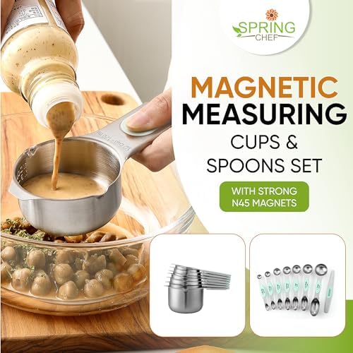 Spring Chef Premium Swivel Vegetable Peeler & Stainless Steel Magnetic