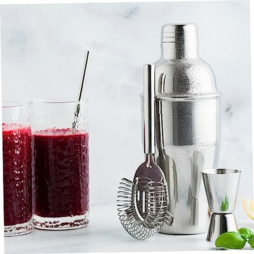 HAKIDZEL 5pcs Stainless Steel Cocktail Bartending Set Stir Bar Spoon