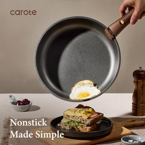 CAROTE 21pcs Pots and Pans Set, Nonstick Cookware Set Detachable
