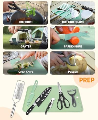 Gaialoop Camping Cooking Utensil Set