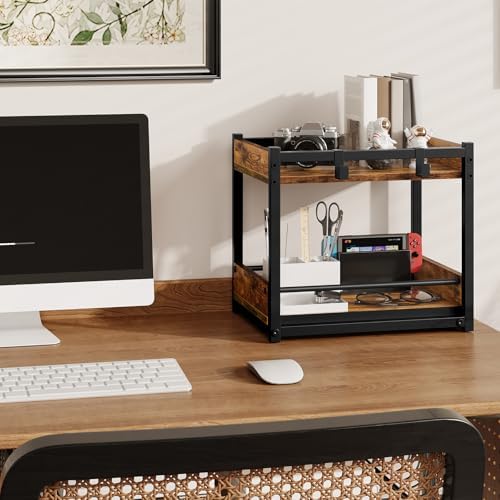 HOOBRO Coffee Mug Cup Holder 2 Tier Mug Stand Rack Coffee Bar