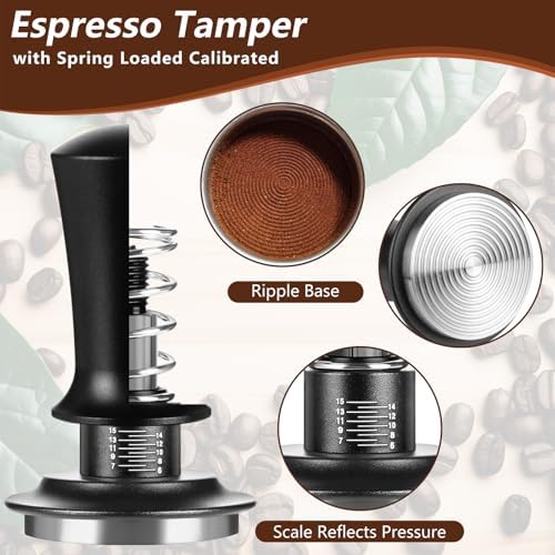 7 PCS Espresso Accessories,WDT Tool Espresso Machine Tamper Tools