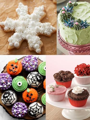 48 Pcs Small Piping Tips Set with Couplers for Cake Decorating &