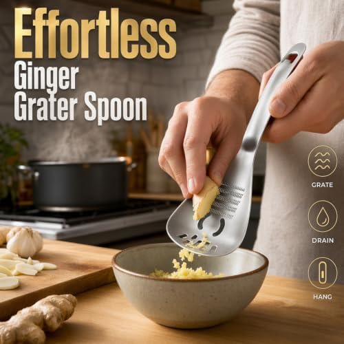 5-in-1 Stainless Steel Cooking Spoon, (A+B)