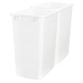 Rev-A-Shelf 2-Pack 35 Quart Polymer Replacement Trash Bin, Recycle Waste by Rev-A-Shelf