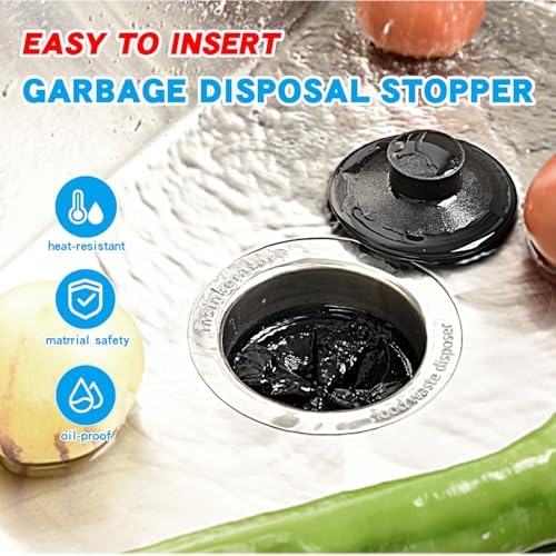 Garbage Disposal Splash Guard 3 3/8" Kitchen Sink Baffle Replacement