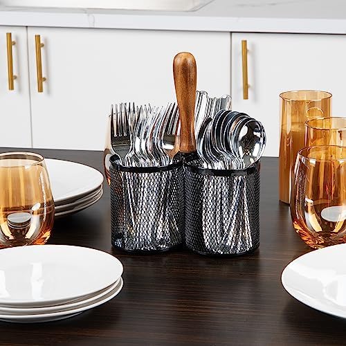 Mind Reader Utensil Holder, Silverware Organizer, Caddy, Cutlery