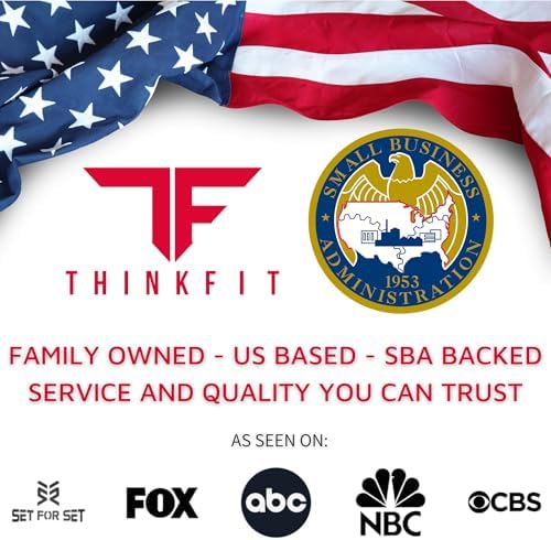 ThinkFit Meal Prep Lunch Box, 6 Containers, 2 Ice Packs