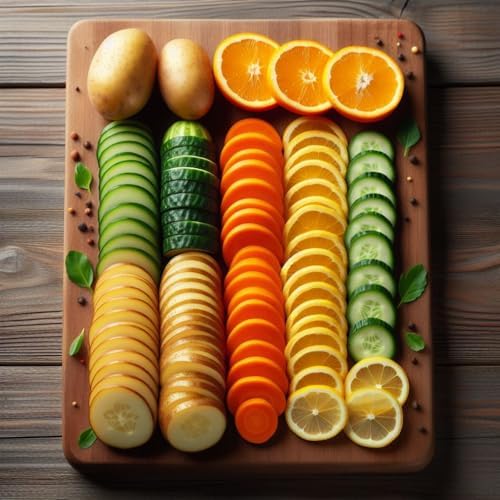 ONCE FOR ALL Safe Mandoline Slicer, Green