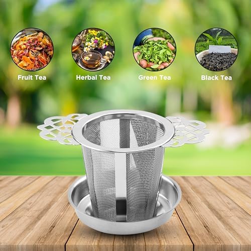 Stainless Steel Tea Infusers Set of 2 – Fine Mesh SUS 304 Loose Leaf
