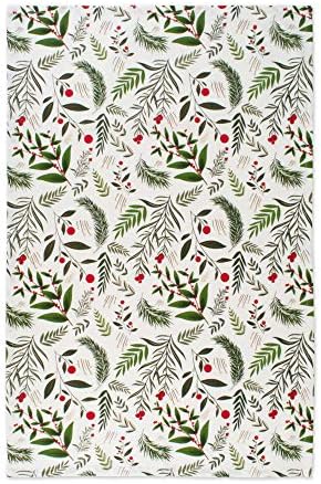 DII Christmas Kitchen Towel Set, Floral Tea Towels for Baking