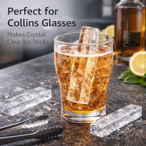 Large Silicone Ice Cube Trays for Tall Bottles, Long Ice Stick Mold
