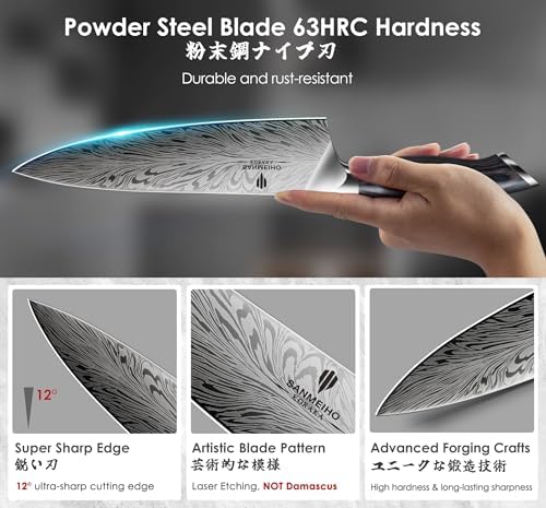 16-Piece Powder Steel Knife Block Set