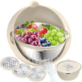 4-1 Colander with Bowl Set, Food Strainers and Colanders, Fruit