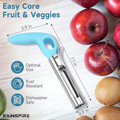 Rainspire Apple Corer Tool Kitchen Apple Core Remover Stainless Steel