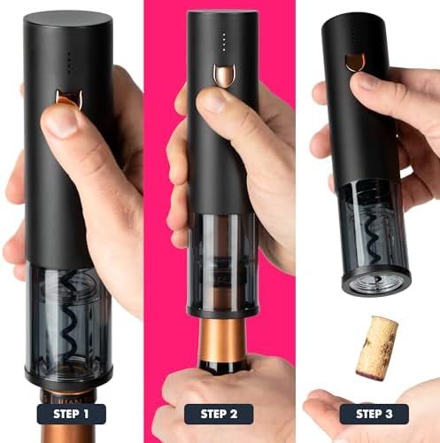 VINABON Electric Wine Opener - Updated 2026 One-Touch Automatic Wine
