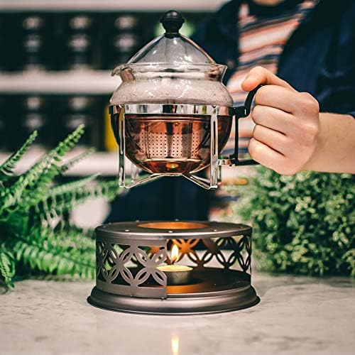 GROSCHE Cairo Teapot Warmer with Tea Light Candle, Universal Stand