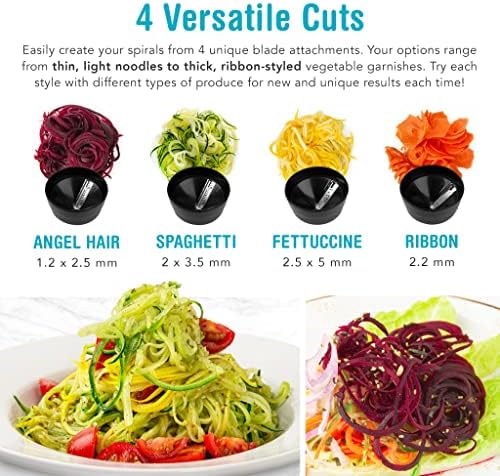 Shine Kitchen Co. SES-100 Electric Vegetable Spiralizer