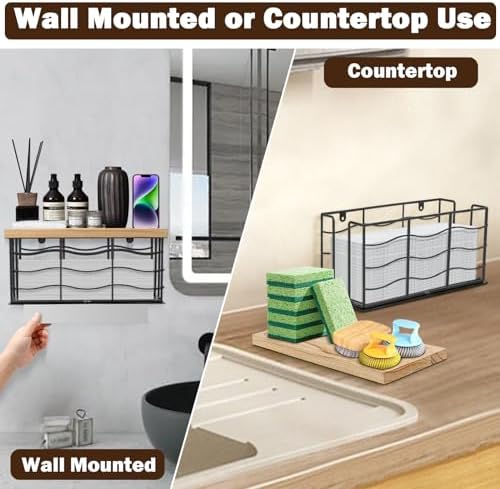 Matte Black Metal Paper Towel Dispenser