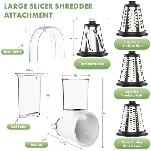 COFUN Large Cheese Grater Attachment for KitchenAid