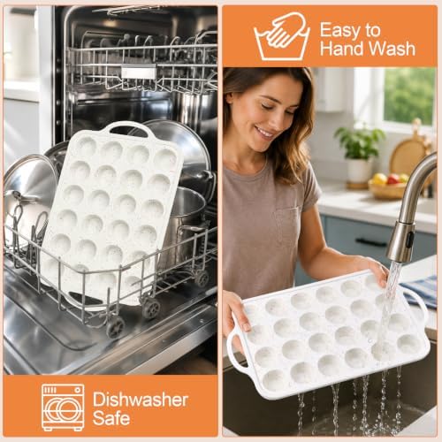 4 Pack Silicone Mini Muffin Pans for Baking with Metal Reinforced