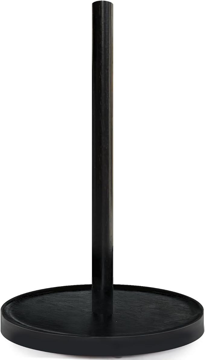 NESAPTO Paper Towel Holder Countertop, Wooden Freestanding Paper Towel Stand by NESAPTO