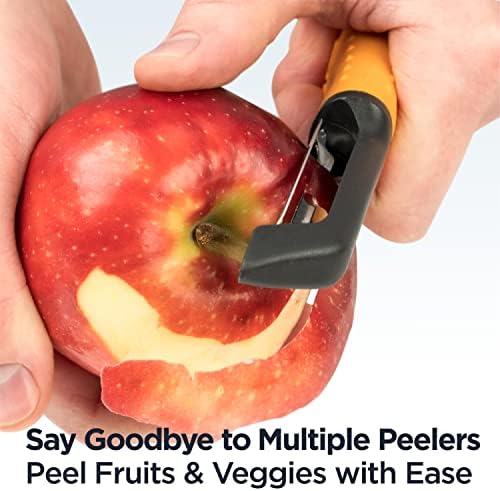 Deiss PRO Swivel Vegetable Peeler - Sharp Stainless Steel Peeler With