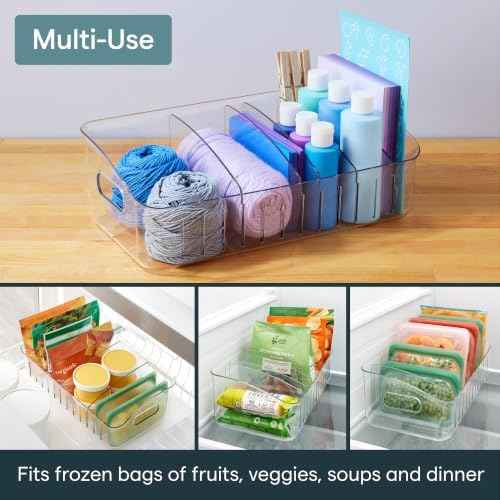 YouCopia FreezeUp 15" Clear Freezer Bin