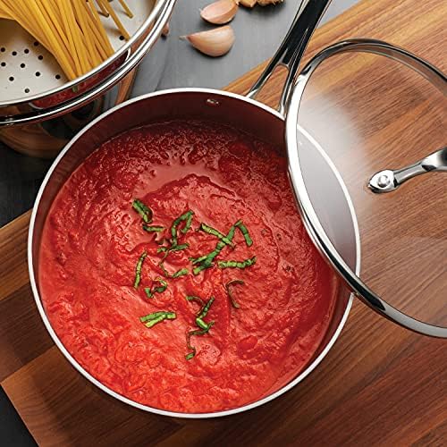 Tramontina Boston Tri-Ply Clad Stainless Steel 3-Quart Sauce Pan with