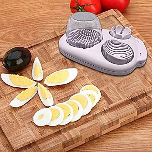 Egg Cutter, 3 in 1 Egg Cutter Multifunctional Stainless Steel Cutter