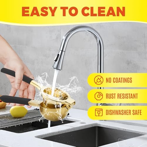 Gold Stainless Steel Lemon Squeezer